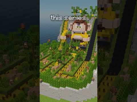 Working LOG FLUME RIDE In Minecraft!  #minecraftbuild #minecraft #themepark #minecraftcreative