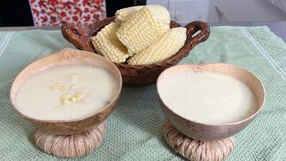 Como hacer un Atol de Elote Riquísimo con elotes "de agua" que te quede perfecto y no se corte nunca