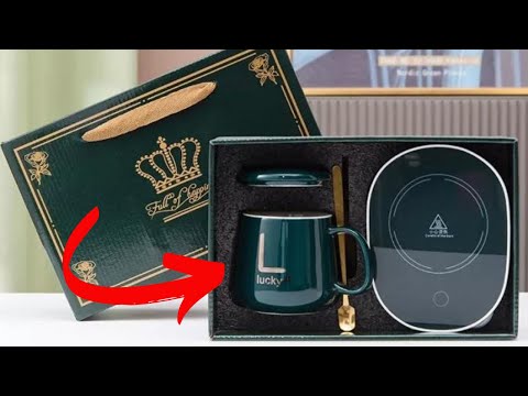 Xícara e pires de café Lucky | Xícara com pires/almofada com aquecimento automático para manter seu chá quente