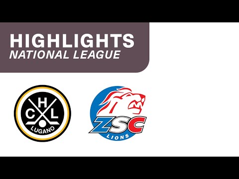 Lugano vs. ZSC Lions 3:1 - Highlights National League