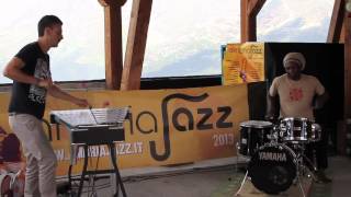 Jazz all'alpe Palù con Hamid Drake e Pasquale Mirra  By pizzoscalino.it