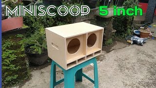 Download lagu INILAH CARA PEMBUAT BOX MINISCOOP 5 INCH DOUBLE .. miniatur box sound system mp3