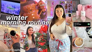 WINTER MORNING ROUTINE ☀️🎀 cozy, aesthetic vlog, journaling & productivity