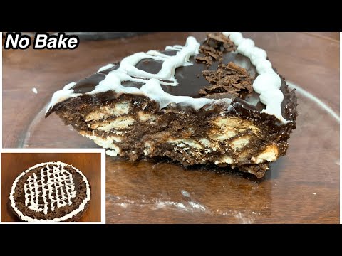 Chocolate Biscuit Cake | No Bake Chocolate Biscuit Cake | by cooking with Farnaz