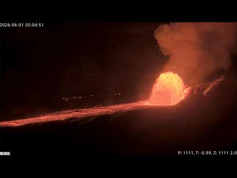The Kilauea volcano in Hawaii erupts