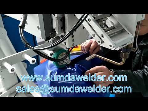 PVC Inflatable boat making machine-hot air welding