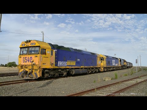 1CK5 Grain Train Refueling & Departure From Gheringhap - PoathTV Australian Railways
