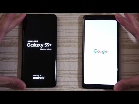 Galaxy S9 Plus vs Google Pixel 2 XL - Speed Test!