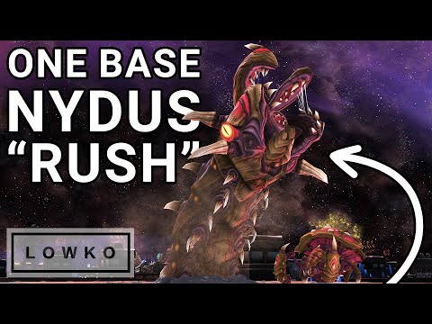 StarCraft 2: STRANGE STRATEGIES - One Base Nydus RUSH?!