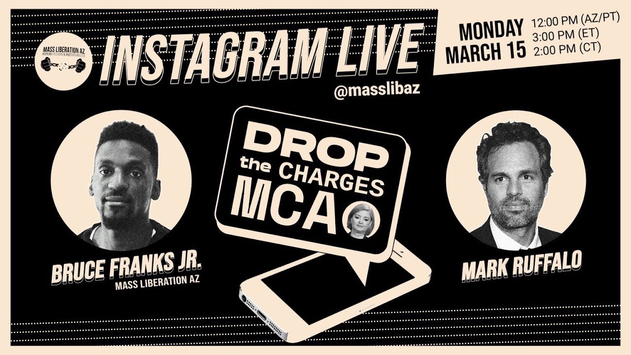 Mark Ruffalo + MLAZ #DropTheChargesMCAO