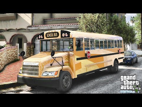 GTA 5 REAL LIFE MOD #602 - THE WORST SCHOOL BUS DRIVER !!! (GTA 5 REAL LIFE MODS)
