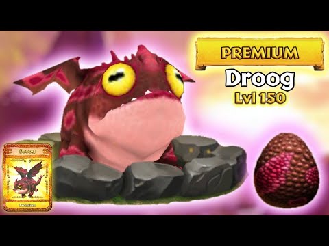 Droog (New Premium Hobgobbler) Max Level 150 Titan Mode | Dragons: Rise of Berk