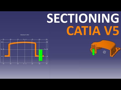 Sectioning in CATIA V5 - Export section, grid to section and more
