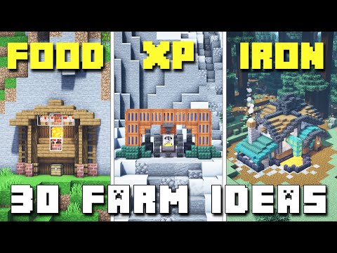 30+ Farm Ideas for your Minecraft World!