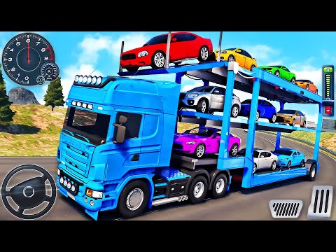 Offroad Car Transporter Truck Driving - Cargo Trailer Truck Parking Simulator - Android GamePlay #2