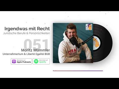 Jura-Podcast: Unternehmertum & Side Hustle | Interview Moritz Mümmler | IMR #051