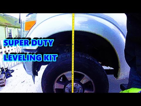 2011 & up SUPER DUTY Leveling Kit Installation
