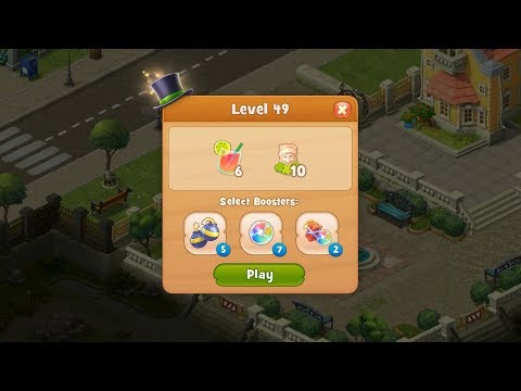 Gardenscapes Level 49 HD 1080p