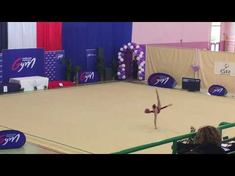 Championnat de France Elite junior 2017 - Ilona Auvaro ballon