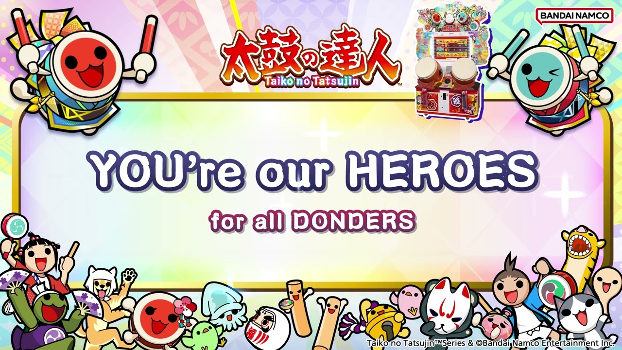 【太鼓の達人】YOU're our HEROES / for all DONDERS