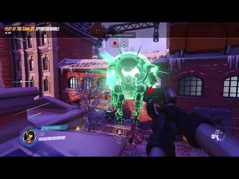 AMAZING DVA BOMB SPOT |Overwatch| Spyrothewhale| POTG|