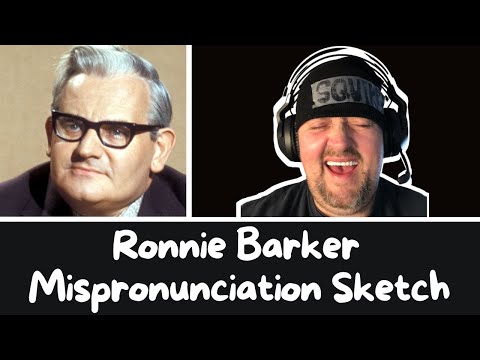 American Reacts to Ronnie Barker - The Royal Society for Piss Minunciation | Mispronunciation Sketch