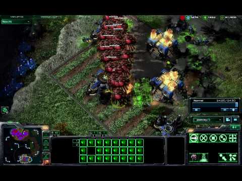 Starcraft II Carpet Bombing