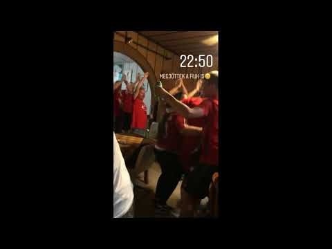 Hajnalig ünnepeltek a Kisvárdai labdarúgók és a szurkolók