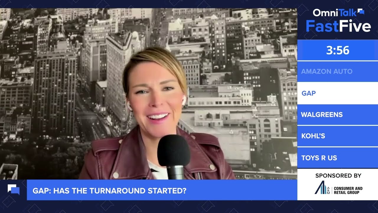 Fast Five | Amazon Auto, A Toys R Us Reboot Review, Gap’s Turnaround & Another Kohl’s Hot Mess