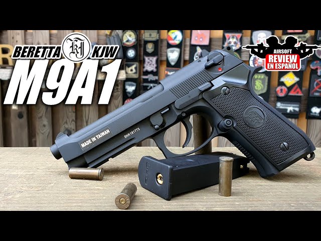 Vídeo relacionado con NICK and BEN Softair M9 World Defender, menos de 0.5 Joule Pistola Airsoft, Unisex Adulto, Negro, Talla única