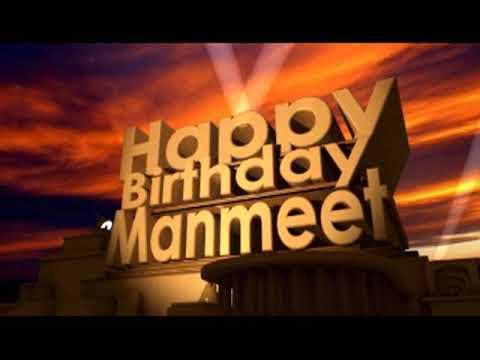 Happy Birthday Manmeet