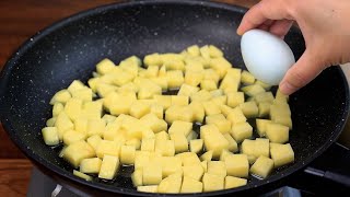 2 Potatoes and eggs! Better than pizza 🍕Quick Potato and Egg Breakfast Recipe