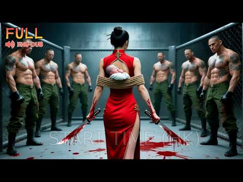 A single mom with a kid is actually a kungfu master, taking on 10 muscular thugs single-handedly!