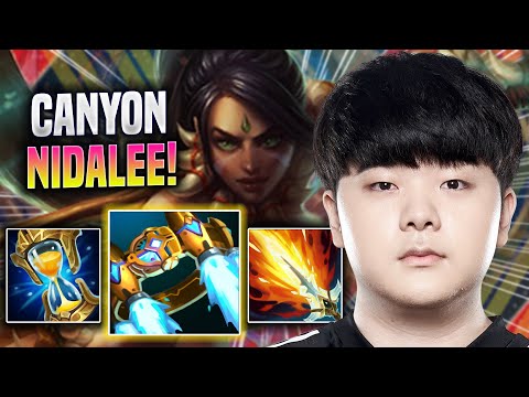 CANYON IS SO CLEAN WITH NIDALEE! - DK Canyon Plays Nidalee JUNGLE vs Gragas! | Season 2022