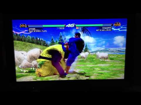 TEKKEN 6 ONLINE Eddy (enioskif) VS Kuma (YOUNG-BUCK-OK)