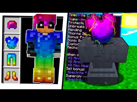 LA MIA NUOVA ARMATURA ARCOBALENO - MINECRAFT ITA