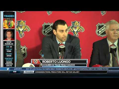 Roberto Luongo FLA Press Conference: "It Feels Good to be Wanted"