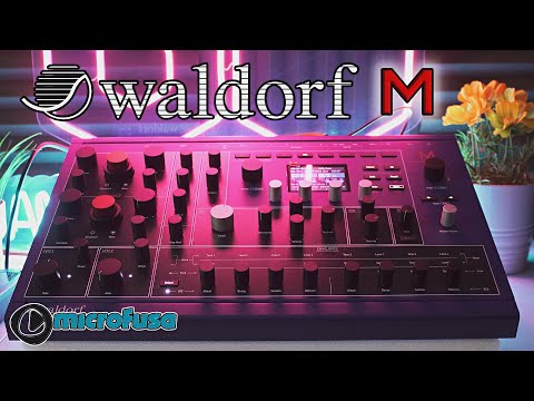 WALDORF M - WAVETABLE SYNTHESIZER - Review & Demo
