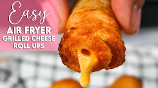 Easy Air Fryer Grilled Cheese Roll Ups Recipe | Munchy Goddess