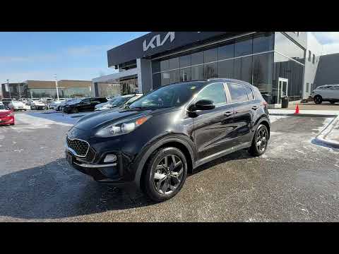 2022 Kia Sportage in Black for sale at Clarington Kia in Bowmanville, ON