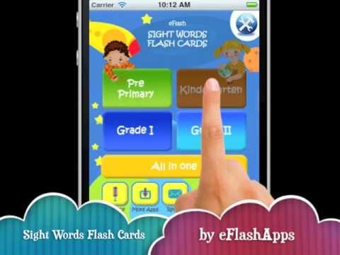 Sight Words Flash Cards Video