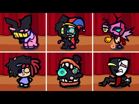 The AMAZING DIGITAL CIRCUS Pets Abstracted in Among Us