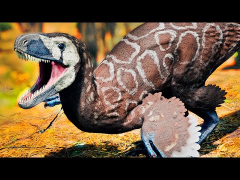 Jovem Latenivenatrix e a Casa da Caverna! Lago do Espinossauro Vermelho | Path of Titans | (PT/BR)