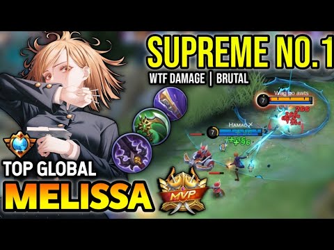 MELISSA BEST BUILD 2023 | TOP GLOBAL MELISSA GAMEPLAY | MOBILE LEGENDS✓