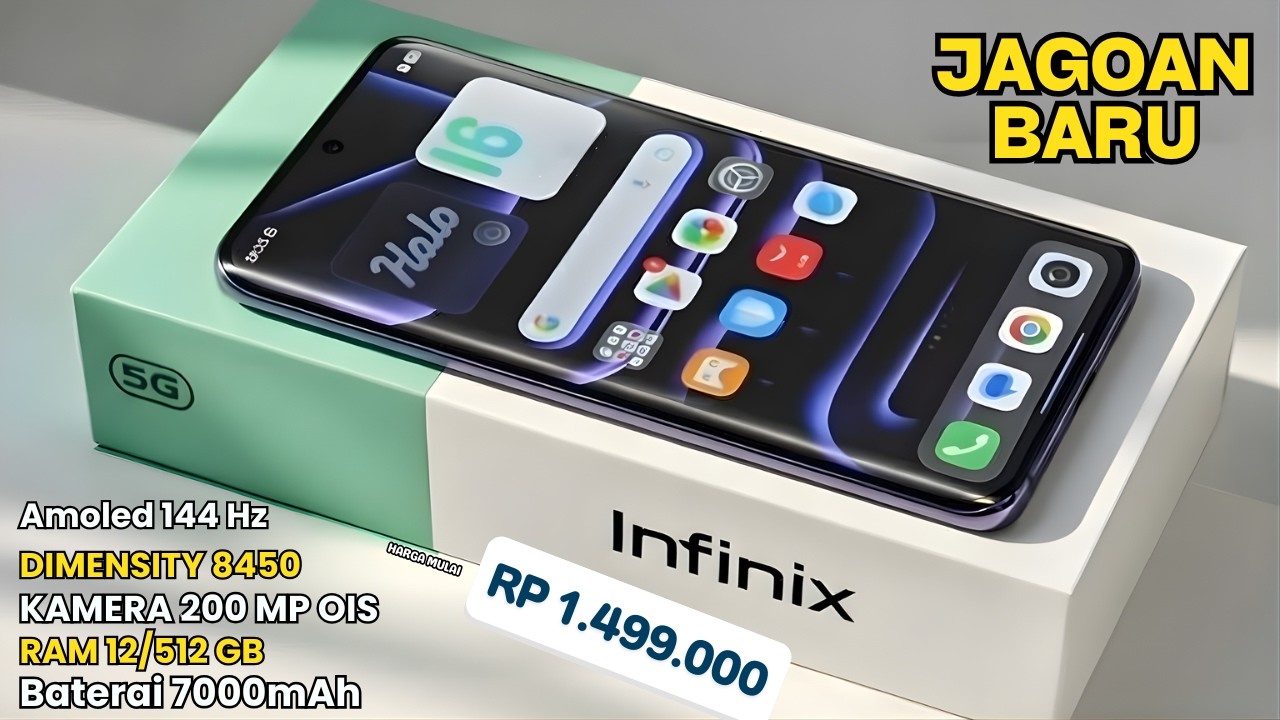 BARU SAJA RILIS‼️7000mAh, RAM 12/512 GB | HP INFINIX TERBARU FEBRUARI 2026