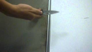 picking a room door with a knife