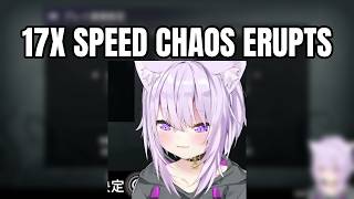 VTuber Screams in Terror After Horror Game Glitches to 17x Speed | Nekomata Okayu