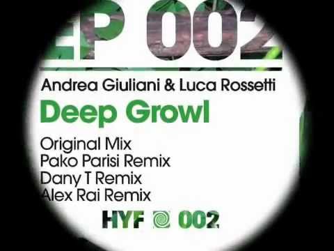 Andrea Giuliani & Luca Rossetti - Deep Growl - DANY T REMIX (2009 - Hypnotic Frames Records)