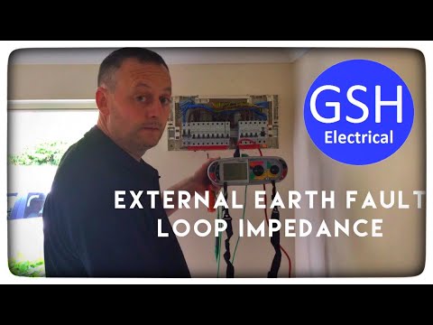 External Earth Fault Loop Impedance on a TN-C-S Earthing Arrangement Measuring Ze in Ohms (max 0.35)