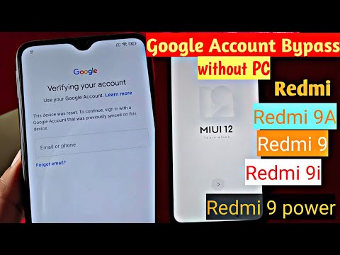 How to skip google verification after reset| Redmi 9 power frp bypass